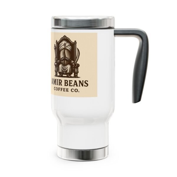 Stainless Steel Travel Mug, 14oz Insulated Tumbler - Image 4