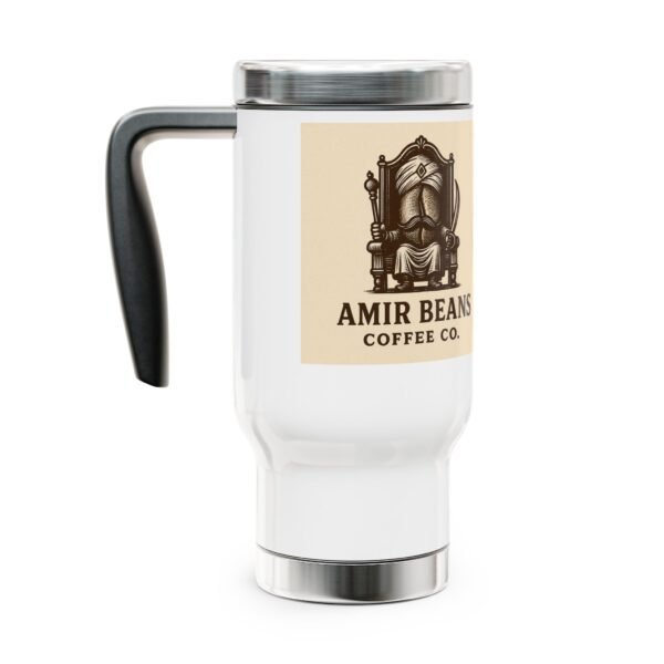 Stainless Steel Travel Mug, 14oz Insulated Tumbler - Image 2